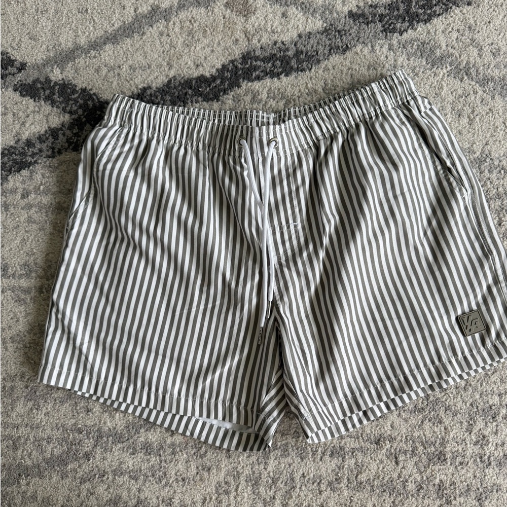 YoungLA Striped Shorts-Medium